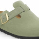 Birkenstock Leather Boston Soft Footbed